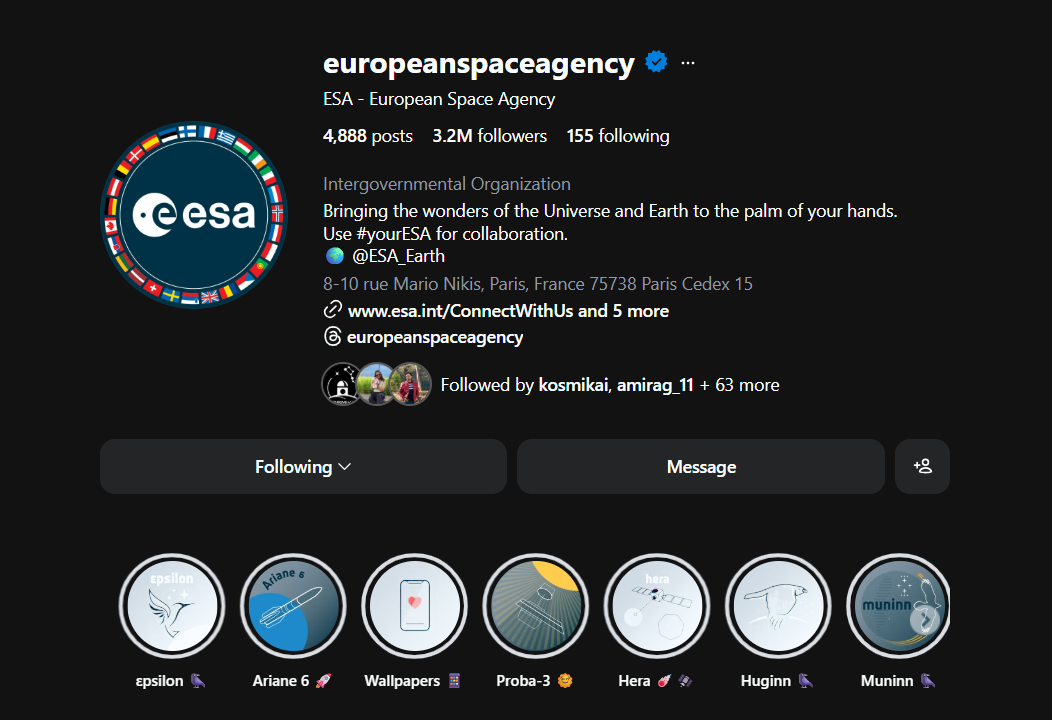 ESA Feature